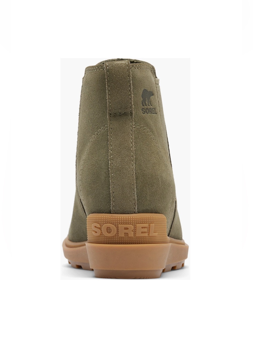 Sorel Evie 2 Waterproof Suede Chelsea Boots Stone Green & Grill 2 Women’s Size 5 - Picture 11 of 15
